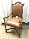 Vintage Leather Chair, x2 Available