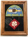 Military Patch Delta Asp Hawk 87 Framed