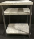MODERN, INDUSTRIAL STYLE SIDE TABLE
