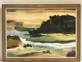 ARTWORK, CLEARED, SCENIC, VALLEY, LAKE, 1981