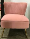 Pink Velvet Chair,Chair, Slipper Chair, Mid Century Modern, MIDCENTURY MODERN