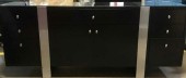 Glass Top, Vintage, MIDCENTURY MODERN, Mid Century Modern, Sharelle, Nero, Matching Credenza Available, Also Have Set In White