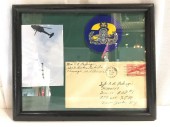 Framed Patch, Photograph, Letter