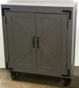 ROLLING CABINET, ON WHEELS, COUNTRY ESQUE, RUSTIC