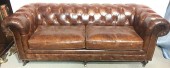 Artsome Chesterfield Leather Sofa, x3 Sofas Available, x4 Matching Chairs Available
