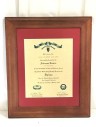 Airborne Course Diploma Framed