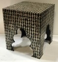Moroccan Pearl Inlay Side Table