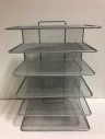 Desk Organizer, Silver