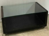 Modern Wooden Coffee Table With Glass