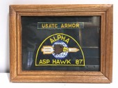 Framed Patch Alpha Asp Hawk 87