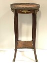 ANTIQUE SIDE TABLE, PHONE TABLE, 2 AVAILABLE, PLANT STAND, PEDESTAL