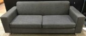 Grey Modern Couch, Two Cushion