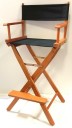 TALL DIRECTOR'S CHAIR, BACK COVER, SEAT COVER, 8 AVAILABLE