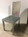Metal Slat Dining Chair