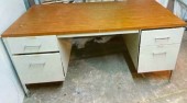 Tanker Desk, Vintage Desk, Metal Desk