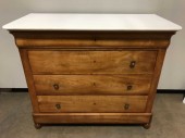 DRESSER, REMOVEABLE MARBLE TOP