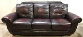 LAZBOY LEATHER TRADITIONAL SOFA, MATCHING CHAIR  AND OTTOMAN AVAILABLE