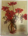 Cleared Canvas Artwork, Botanical Art, Flower