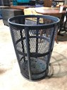 EXTERIOR TRASH CAN, 6 AVAILABLE, 2 RED, 4 BLUEISH GREY