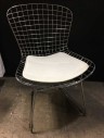 RESTAURANT/ CAFE CHAIR, WITH WHITE CUSHION