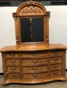 12 DRAWER DRESSER WITH MIRROR, MAX SOLD