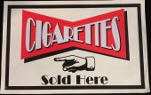 CIGARETTES SOLD HERE