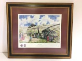 Military Painting Helicopter