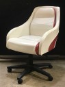 X2 AVAILABLE, CAPTAIN'S CHAIR, MODERN, FUTURISTIC, ON WHEELS, ADJUSTABLE HEIGHT, CAPRI, GAMING CHAIR