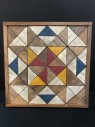 Framed Artwork Wood Quilt Pattern