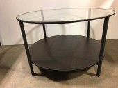 Side Table, Metal, Glass