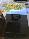 Glass And Metal Modern Table