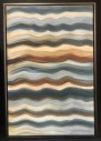 Cleared Striped Floating Frame Canvas Painting
