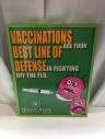 Framed Vaccination Poster