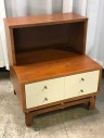 SIDE TABLE, 4 DRAWER,MIDCENTURY MODERN, MID CENTURY MODERN, 2 AVAILABLE