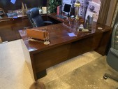 DESK, MATCHING CREDENZA ( PS032100)