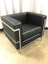 MID CENTURY CLUB CHAIR, CORBUSIER, 4 AVAILABLE